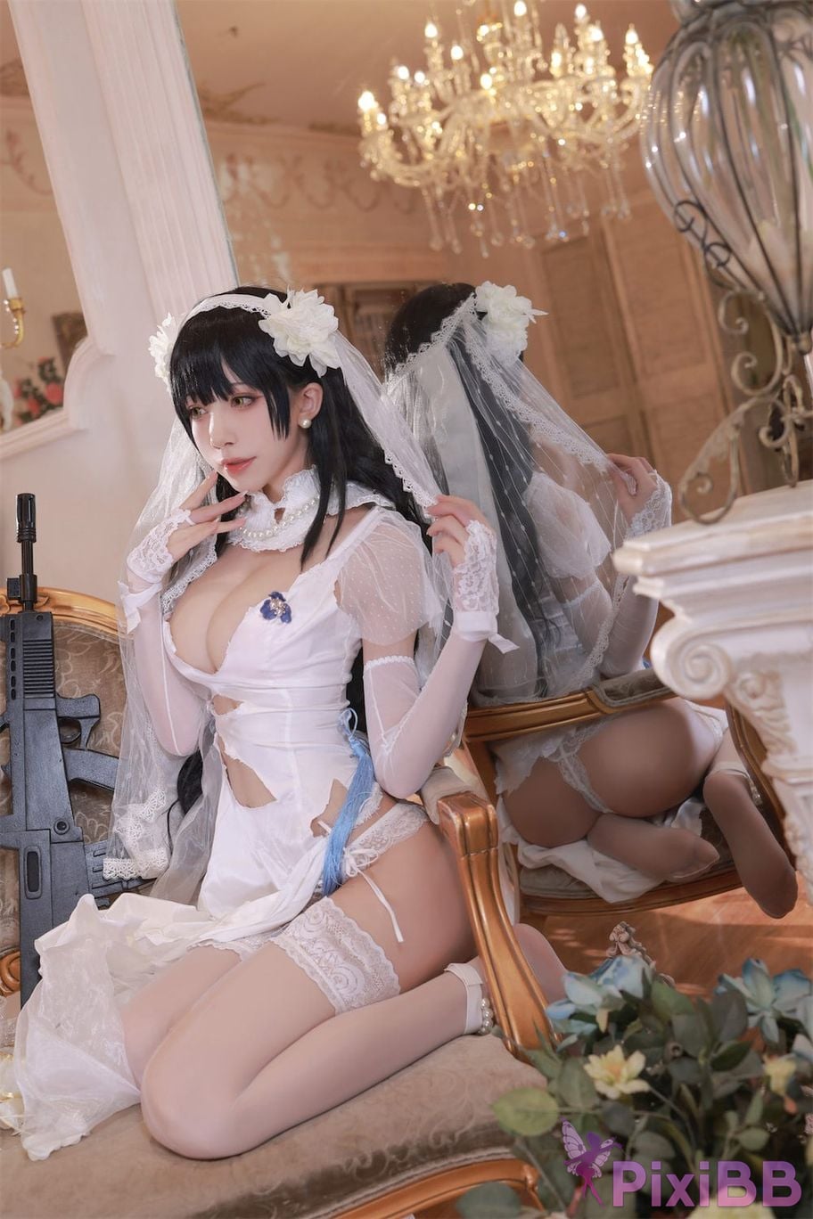 Coser Aqua Vol.092 Girls Frontline OTS14 and Type95 PixiBB.COM 041