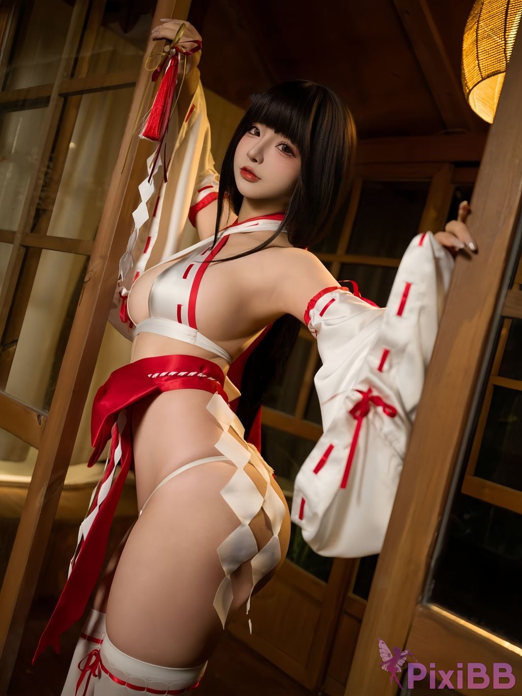 Cosplayer yuuhui Yuhui The Trial of Kagura Miko PixiBB.COM 048