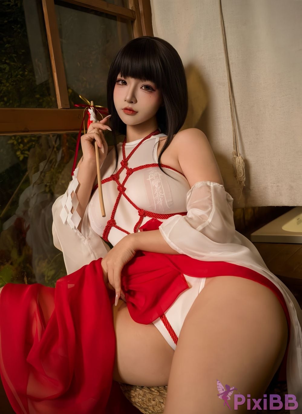 Cosplayer yuuhui Yuhui The Trial of Kagura Miko PixiBB.COM 098