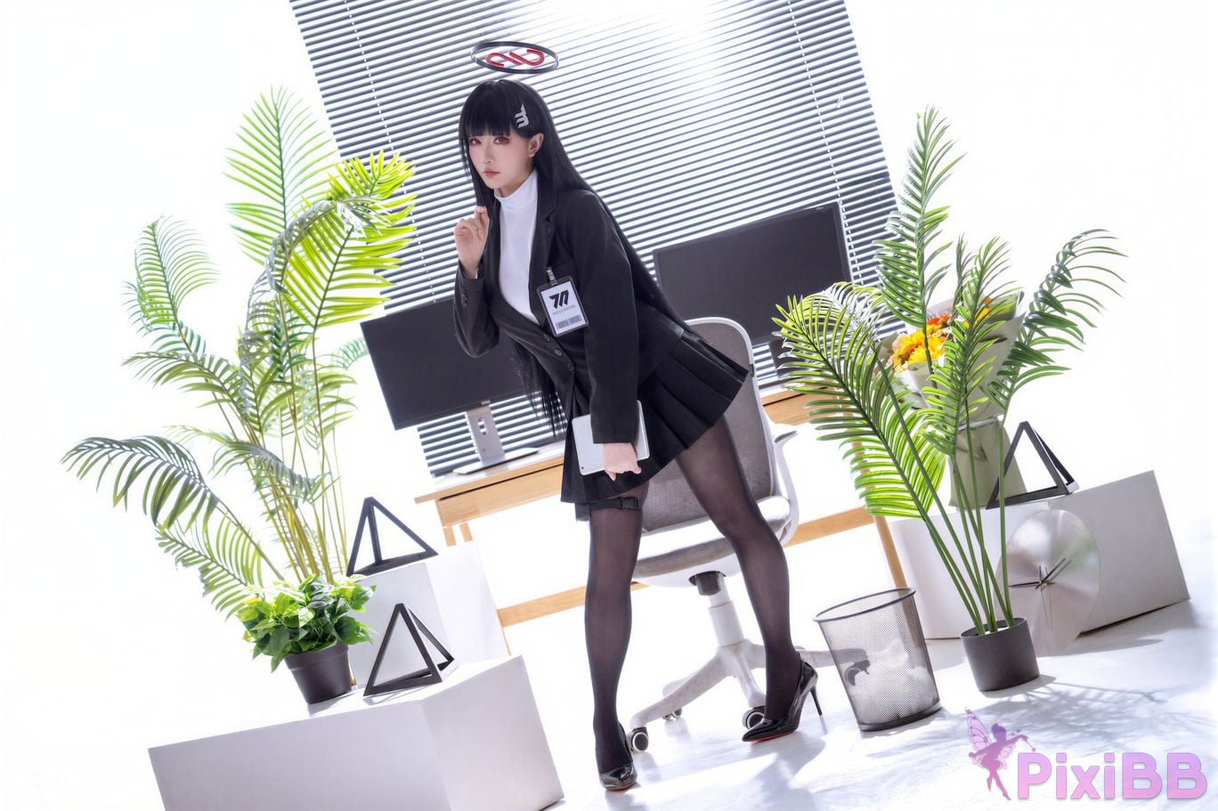 Cosplayer The star is late Hoshilily 2026 Year 07 monthly plan A Blue Archive diao yue ryouryouryou ren PixiBB.COM 001