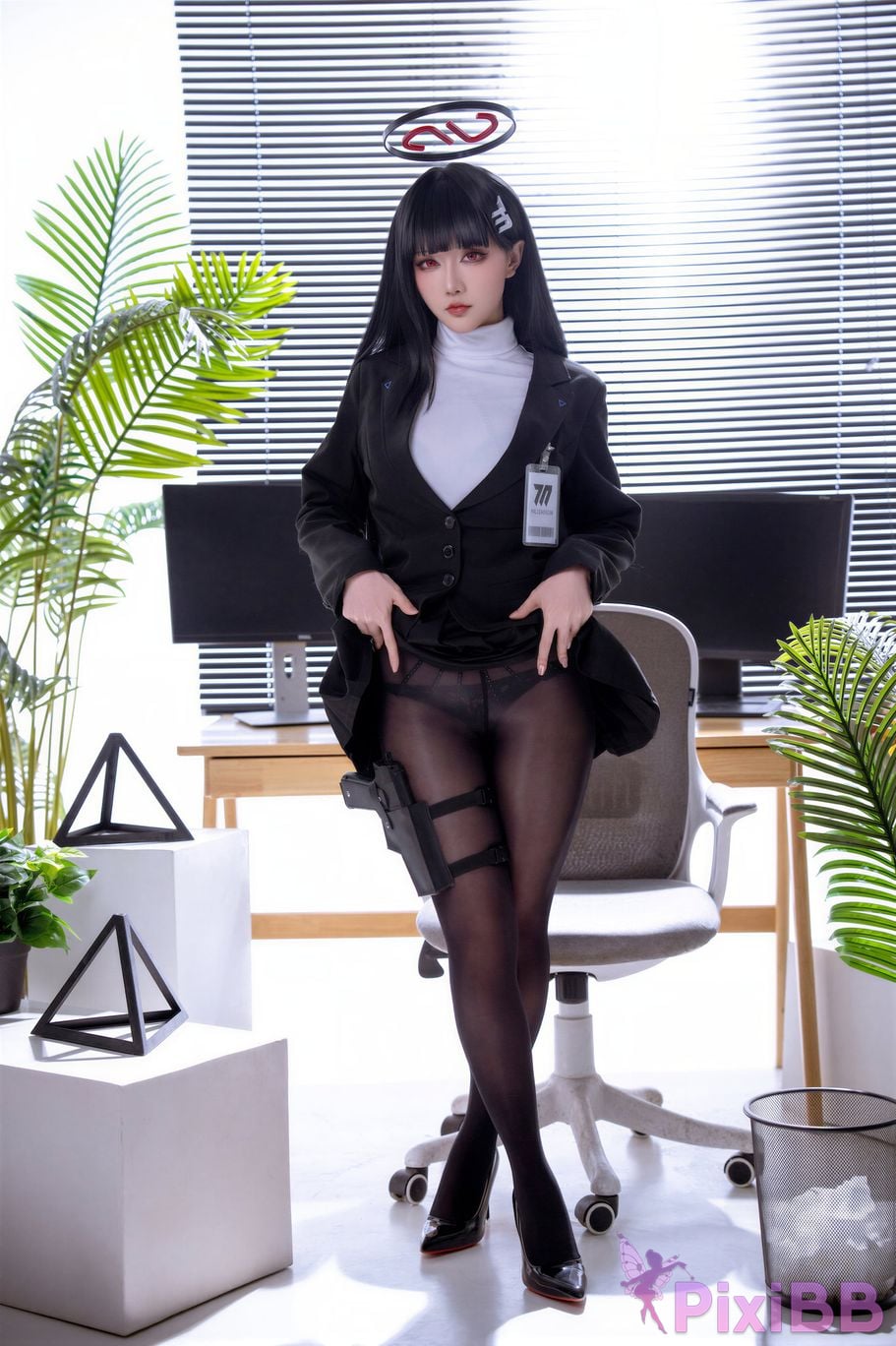 Cosplayer The star is late Hoshilily 2026 Year 07 monthly plan A Blue Archive diao yue ryouryouryou ren PixiBB.COM 003