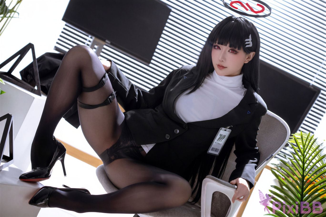 Cosplayer The star is late Hoshilily 2026 Year 07 monthly plan A Blue Archive diao yue ryouryouryou ren PixiBB.COM 010