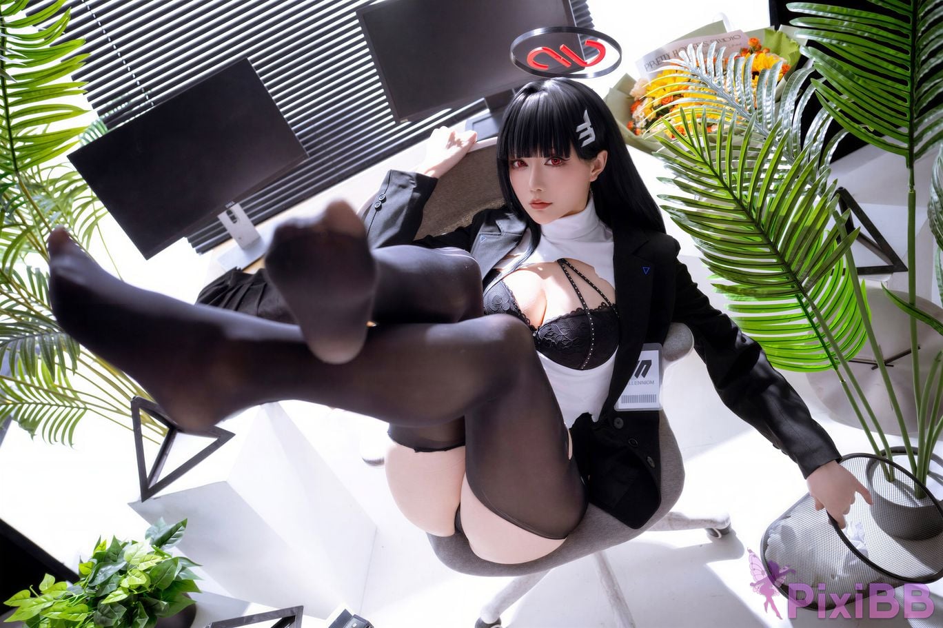 Cosplayer The star is late Hoshilily 2026 Year 07 monthly plan A Blue Archive diao yue ryouryouryou ren PixiBB.COM 026