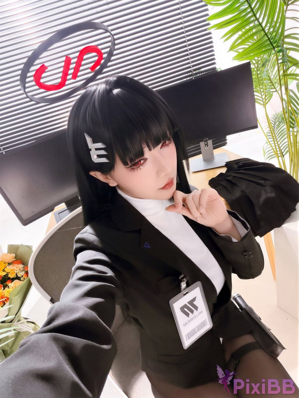 Cosplayer The star is late Hoshilily 2026 Year 07 monthly plan A Blue Archive diao yue ryouryouryou ren PixiBB.COM 085