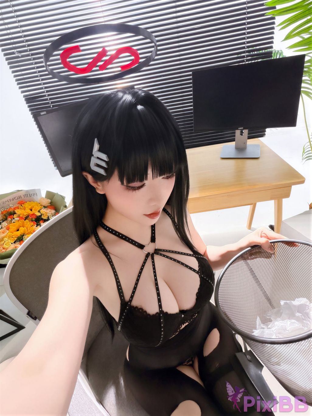 Cosplayer The star is late Hoshilily 2026 Year 07 monthly plan A Blue Archive diao yue ryouryouryou ren PixiBB.COM 089