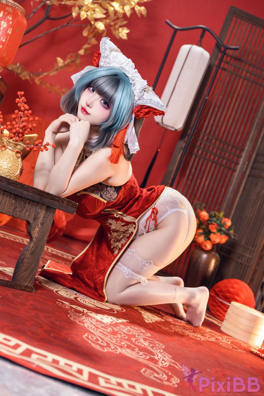 Cosplayer soso swish azur lane Double Cheshire Phoenix PixiBB.COM 026