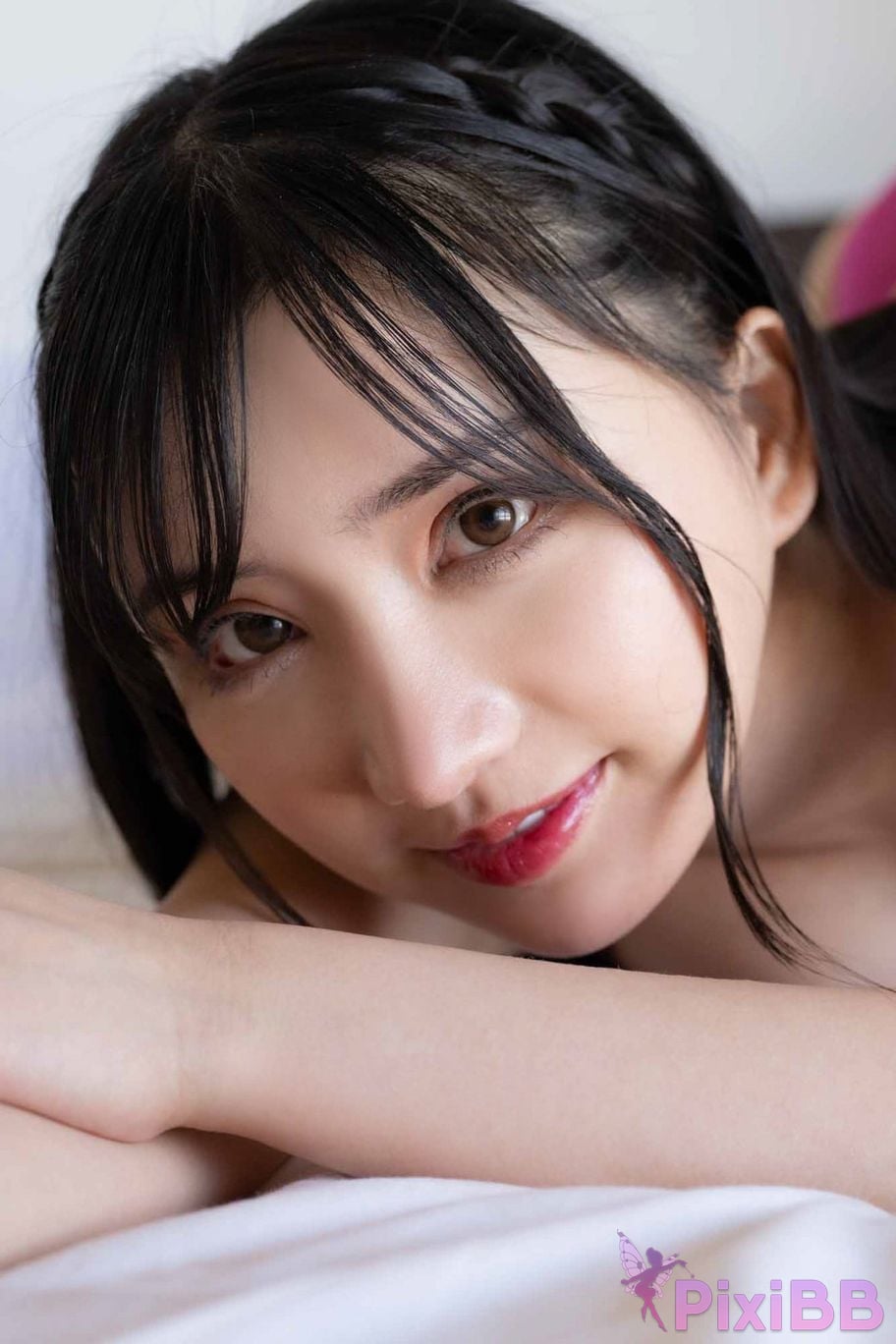 Japanese Idol Karen Yuzuriha blue and pure abundantly Weekly modern digital photo collection Premium nude series PixiBB.COM 090