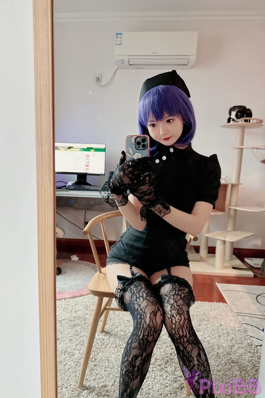 Cosplayer 51 Sauce 2023 Year 03 Yue Zhen love powder PixiBB.COM 017
