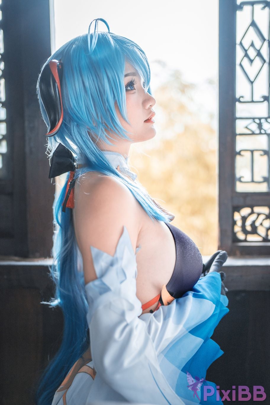 Cosplayer Xiaoyukiko small fish Ganyu PixiBB.COM 005
