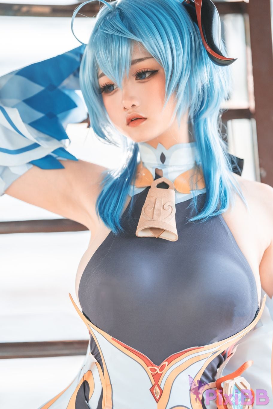 Cosplayer Xiaoyukiko small fish Ganyu PixiBB.COM 007