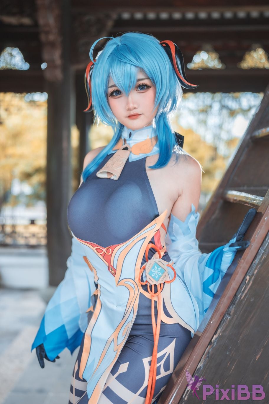 Cosplayer Xiaoyukiko small fish Ganyu PixiBB.COM 009