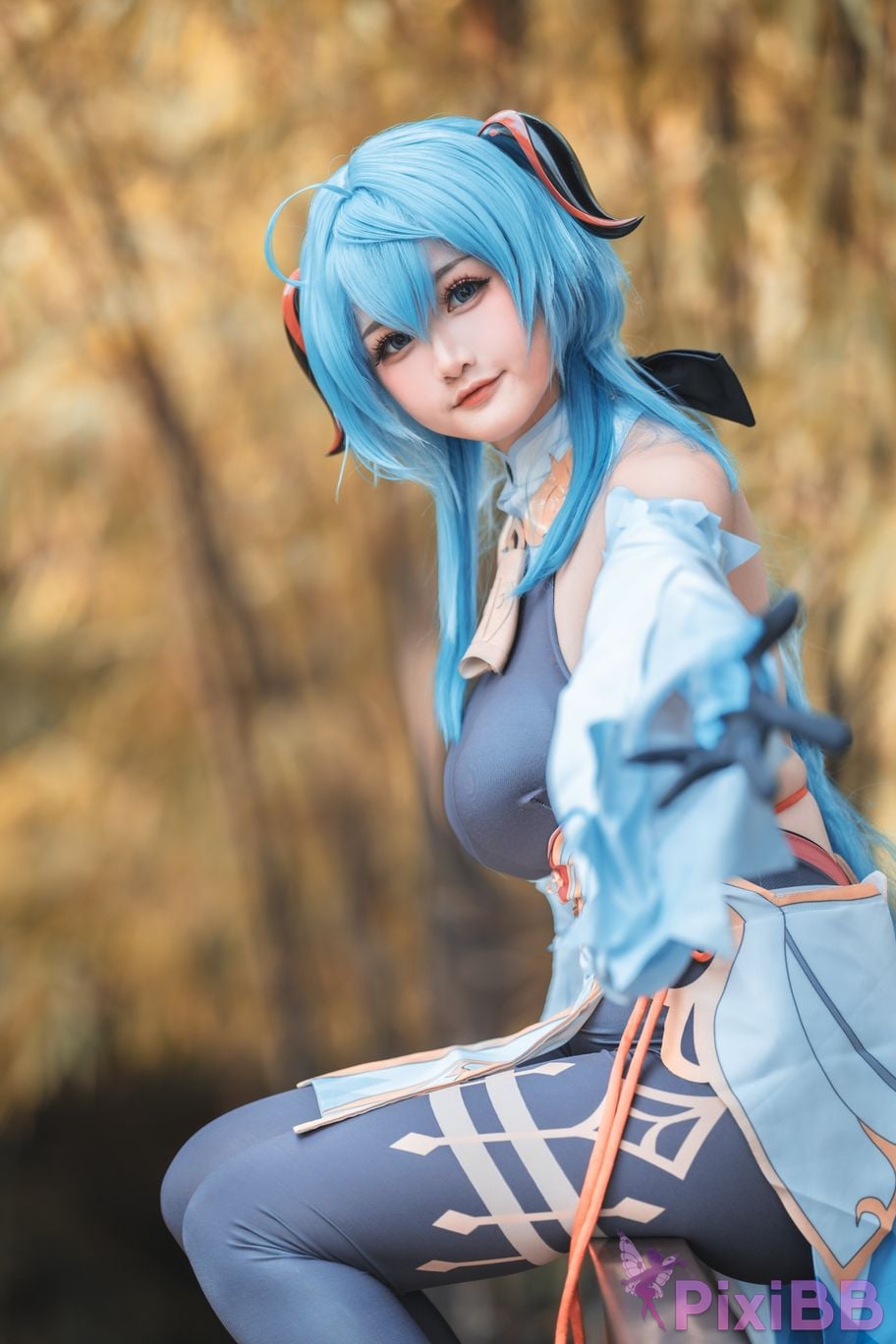 Cosplayer Xiaoyukiko small fish Ganyu PixiBB.COM 016
