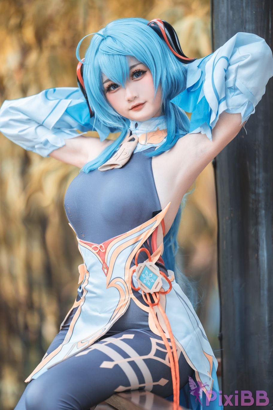 Cosplayer Xiaoyukiko small fish Ganyu PixiBB.COM 021