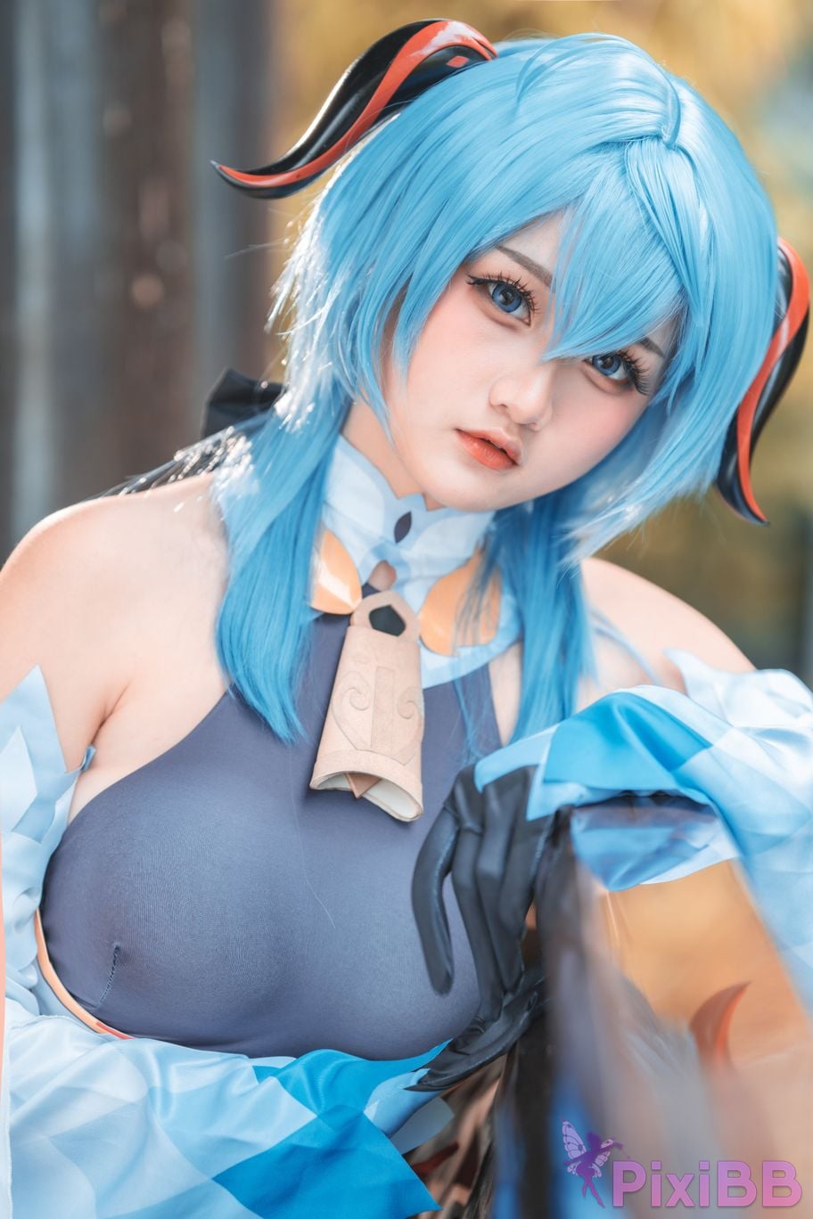 Cosplayer Xiaoyukiko small fish Ganyu PixiBB.COM 024