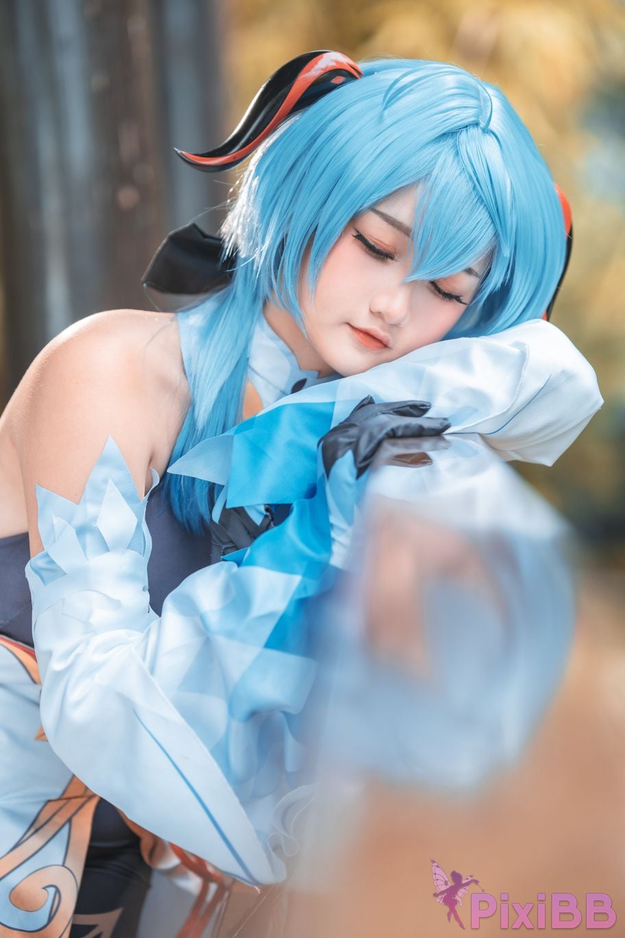 Cosplayer Xiaoyukiko small fish Ganyu PixiBB.COM 025
