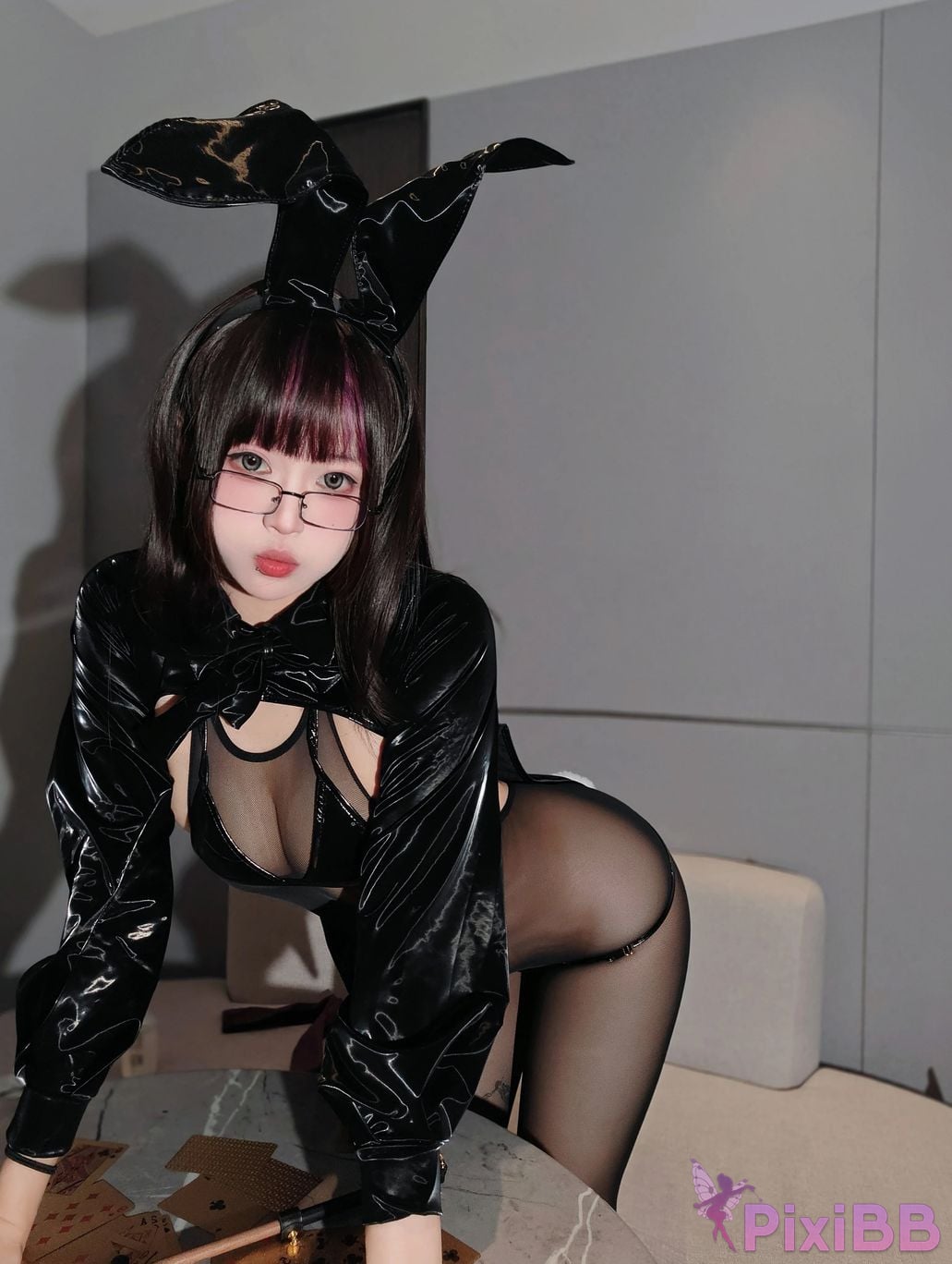 Cosplayer Mochi is delicious magician bunny girl PixiBB.COM 046