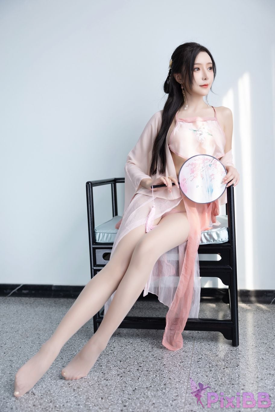 No watermark for in app purchases Wang Xinyao Yanni Pink costume fun PixiBB.COM 017