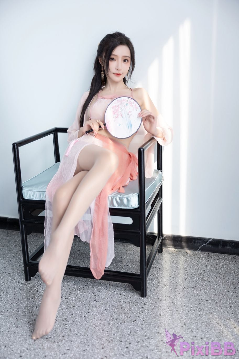 No watermark for in app purchases Wang Xinyao Yanni Pink costume fun PixiBB.COM 019