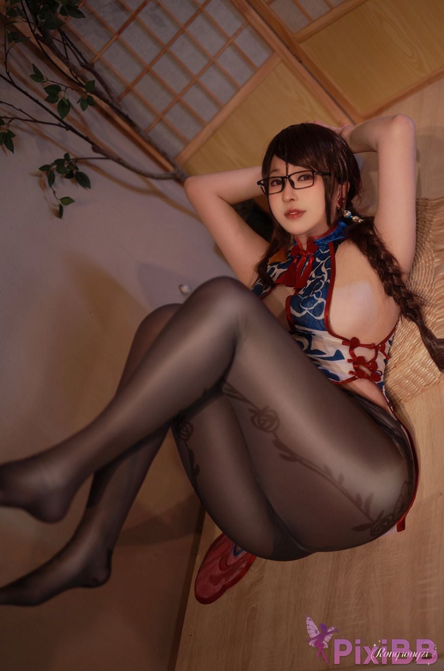 Cosplayer Little Rongzi gurgling w FGO poppy PixiBB.COM 022