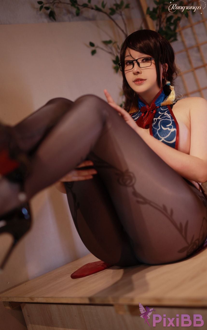 Cosplayer Little Rongzi gurgling w FGO poppy PixiBB.COM 035