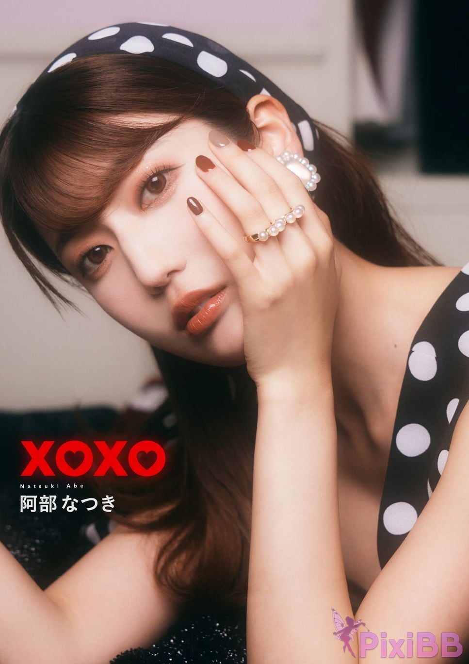 Japanese Idol Natsuki Abe XOXO LARME Editorial department PixiBB.COM 001