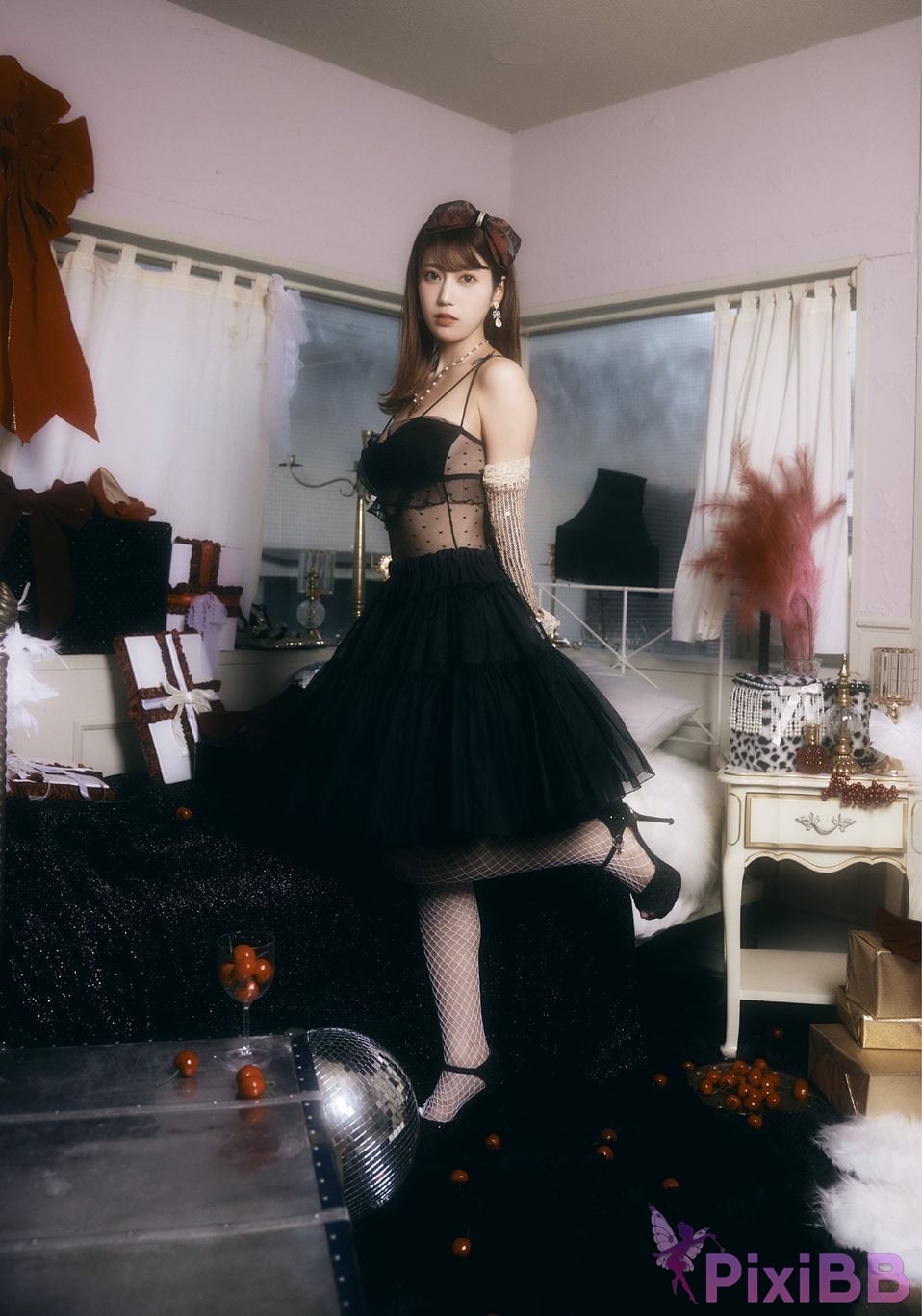 Japanese Idol Natsuki Abe XOXO LARME Editorial department PixiBB.COM 002