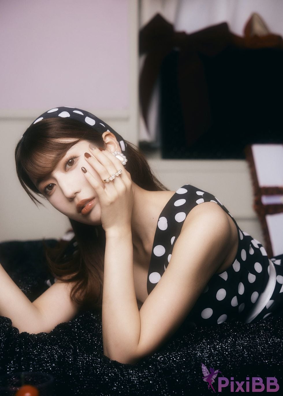 Japanese Idol Natsuki Abe XOXO LARME Editorial department PixiBB.COM 012