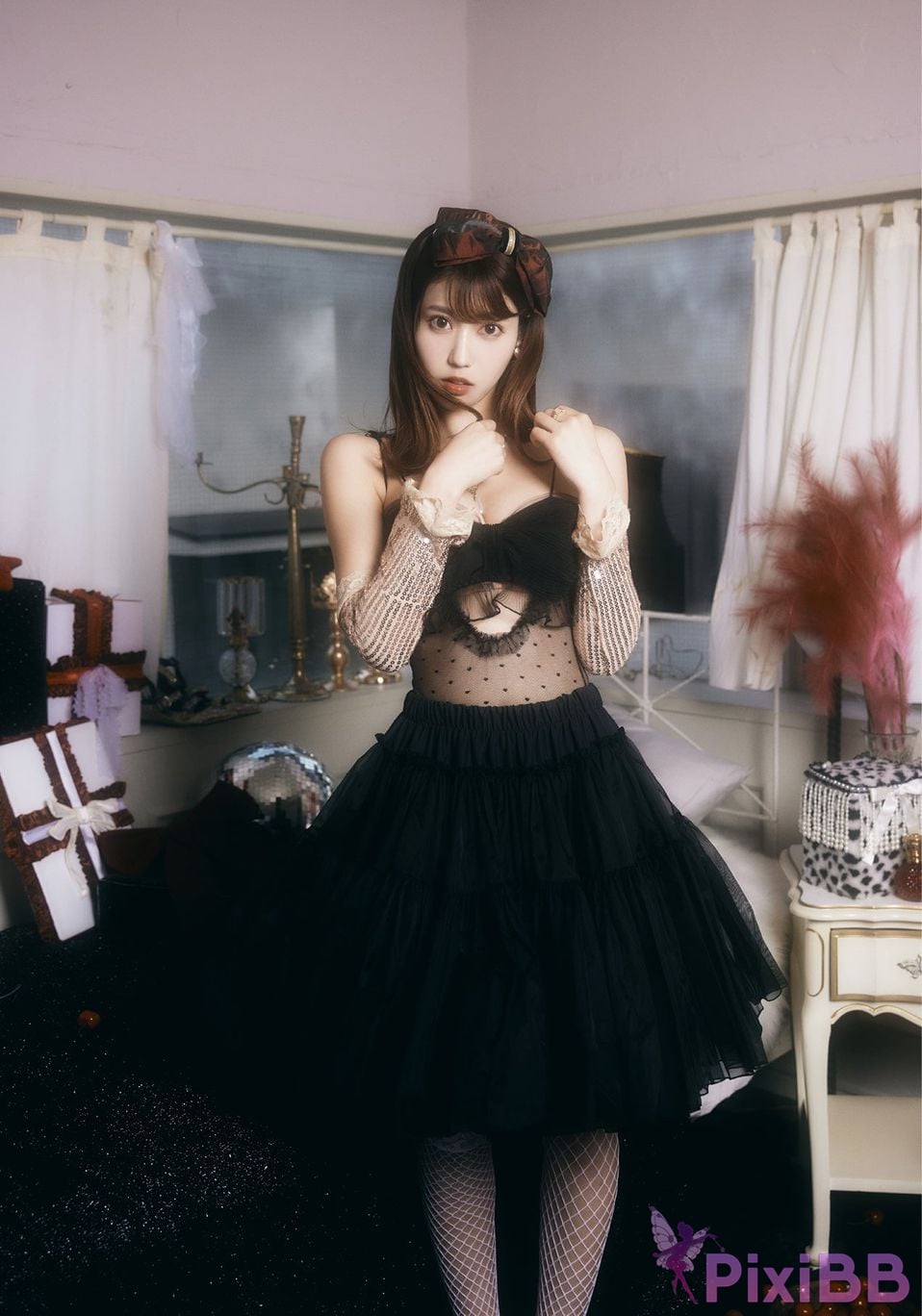 Japanese Idol Natsuki Abe XOXO LARME Editorial department PixiBB.COM 046