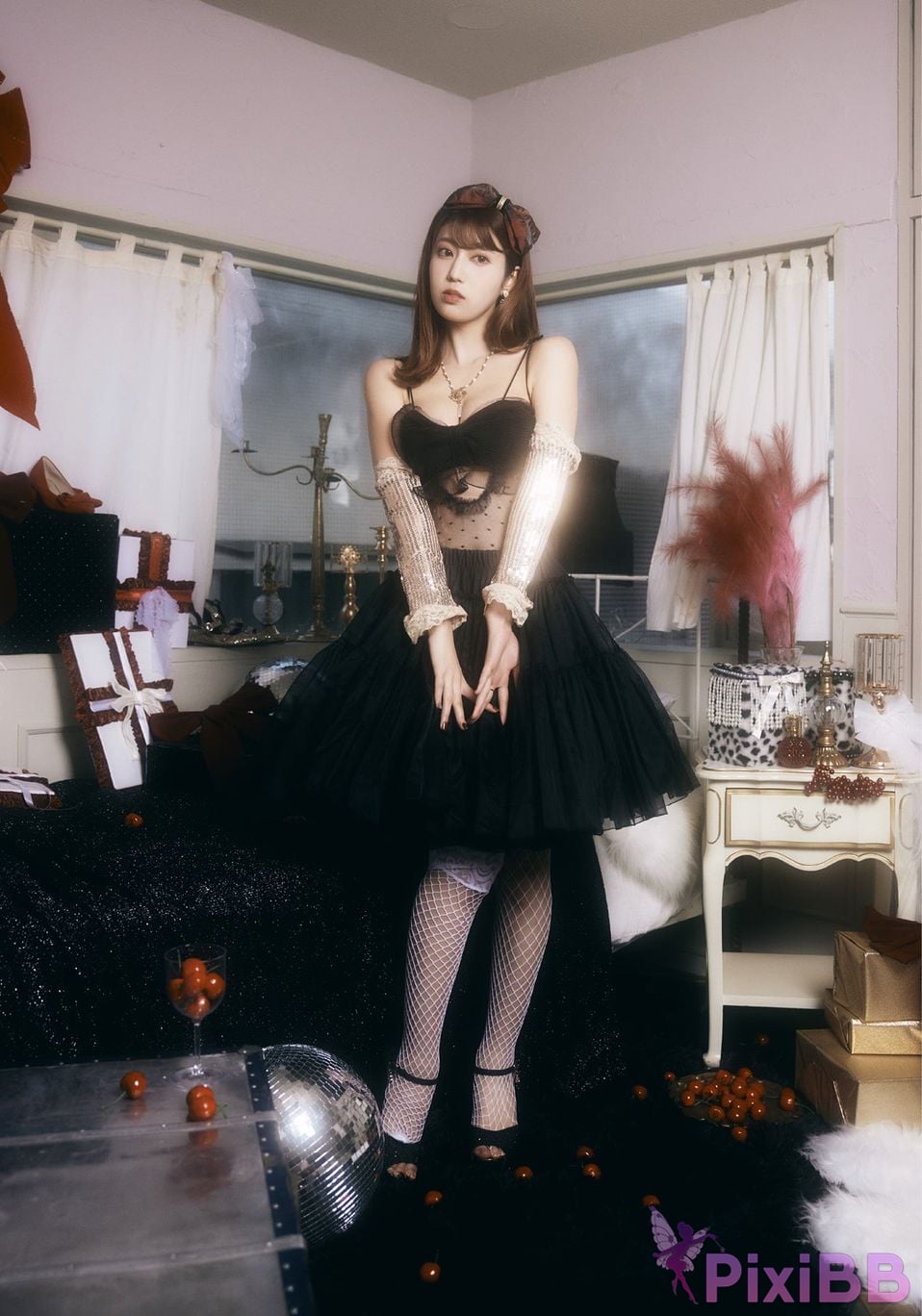 Japanese Idol Natsuki Abe XOXO LARME Editorial department PixiBB.COM 048