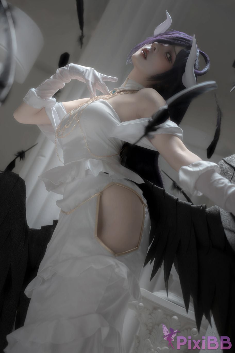 Cosplayer Zhiyue Etsu ko Overlord Albedo PixiBB.COM 007