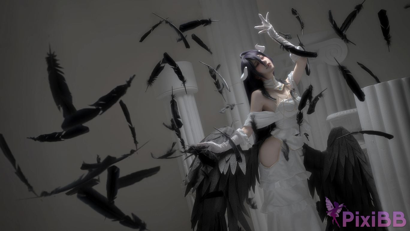 Cosplayer Zhiyue Etsu ko Overlord Albedo PixiBB.COM 010