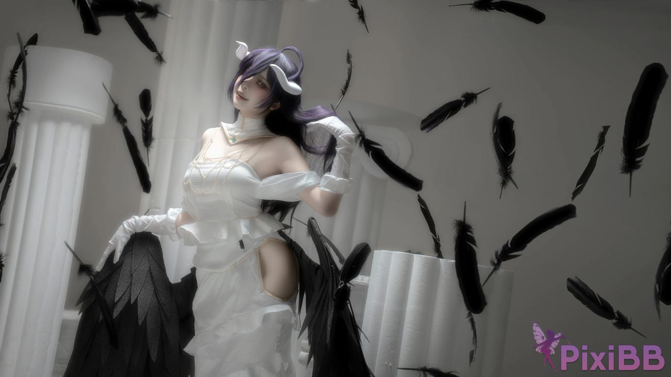 Cosplayer Zhiyue Etsu ko Overlord Albedo PixiBB.COM 012