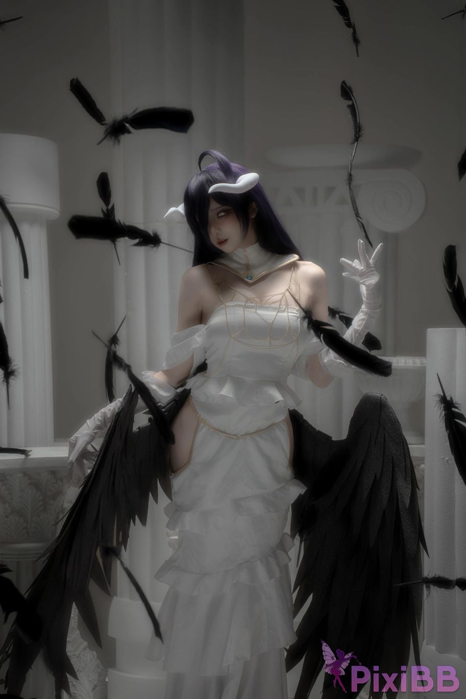 Cosplayer Zhiyue Etsu ko Overlord Albedo PixiBB.COM 013