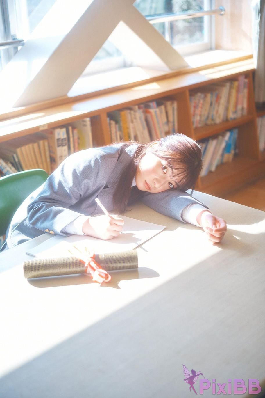 Japanese Idol Mizuki Asakura ma cang rui ji Miss Magazines Asoviva Magazine 2022 uniform gravure graduation season Yanmaga digital photo book PixiBB.COM 014