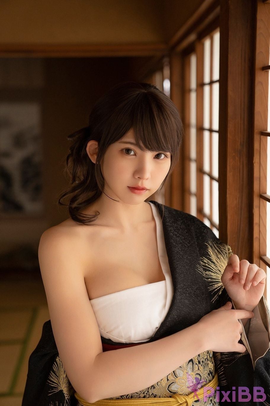 Japanese Idol Enako Picture scroll of beautiful women moon change jigra PixiBB.COM 007