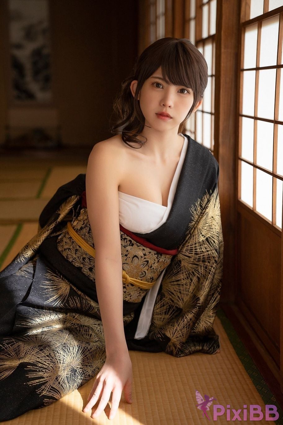 Japanese Idol Enako Picture scroll of beautiful women moon change jigra PixiBB.COM 009