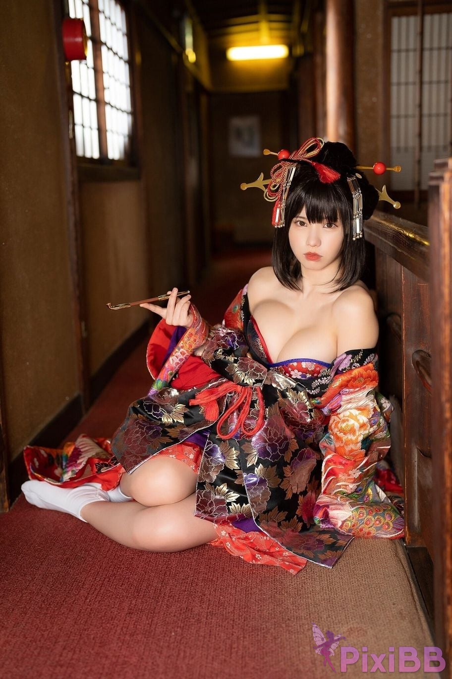 Japanese Idol Enako Picture scroll of beautiful women moon change jigra PixiBB.COM 026