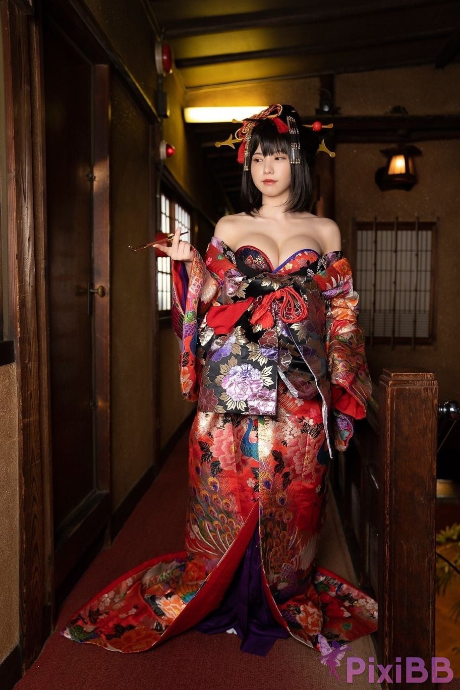 Japanese Idol Enako Picture scroll of beautiful women moon change jigra PixiBB.COM 029