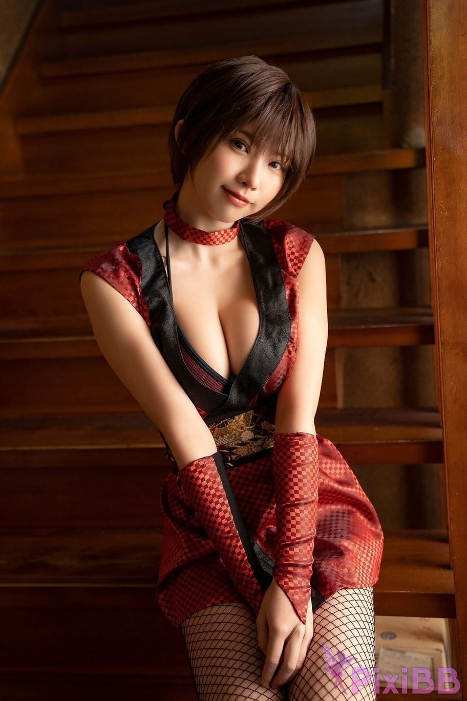 Japanese Idol Enako Picture scroll of beautiful women moon change jigra PixiBB.COM 043