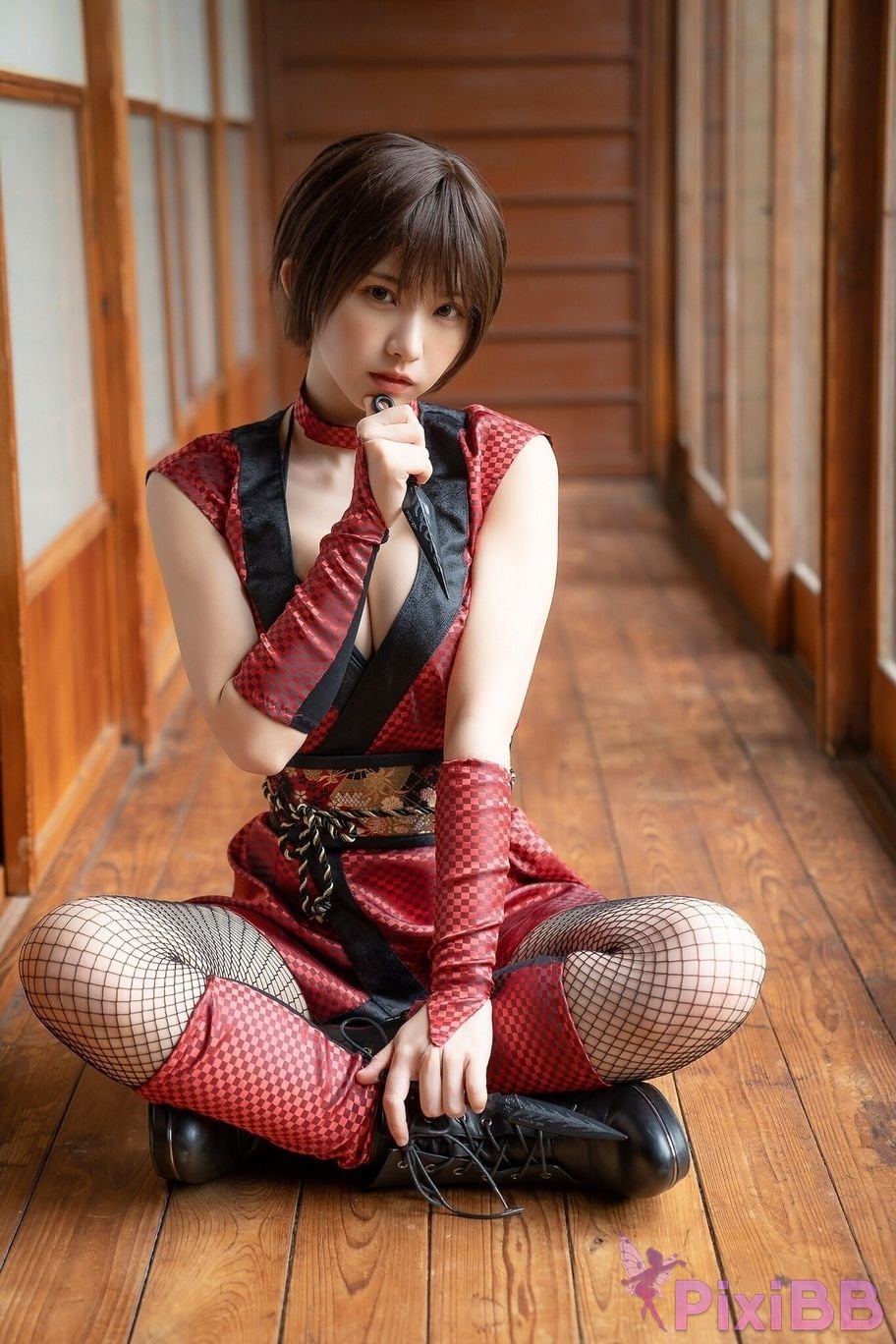 Japanese Idol Enako Picture scroll of beautiful women moon change jigra PixiBB.COM 049