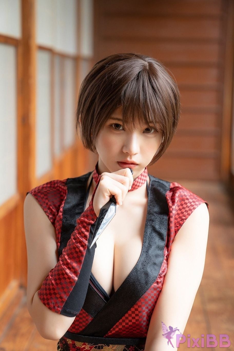 Japanese Idol Enako Picture scroll of beautiful women moon change jigra PixiBB.COM 050