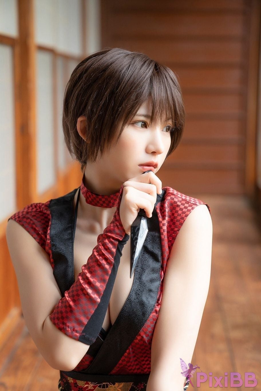 Japanese Idol Enako Picture scroll of beautiful women moon change jigra PixiBB.COM 051