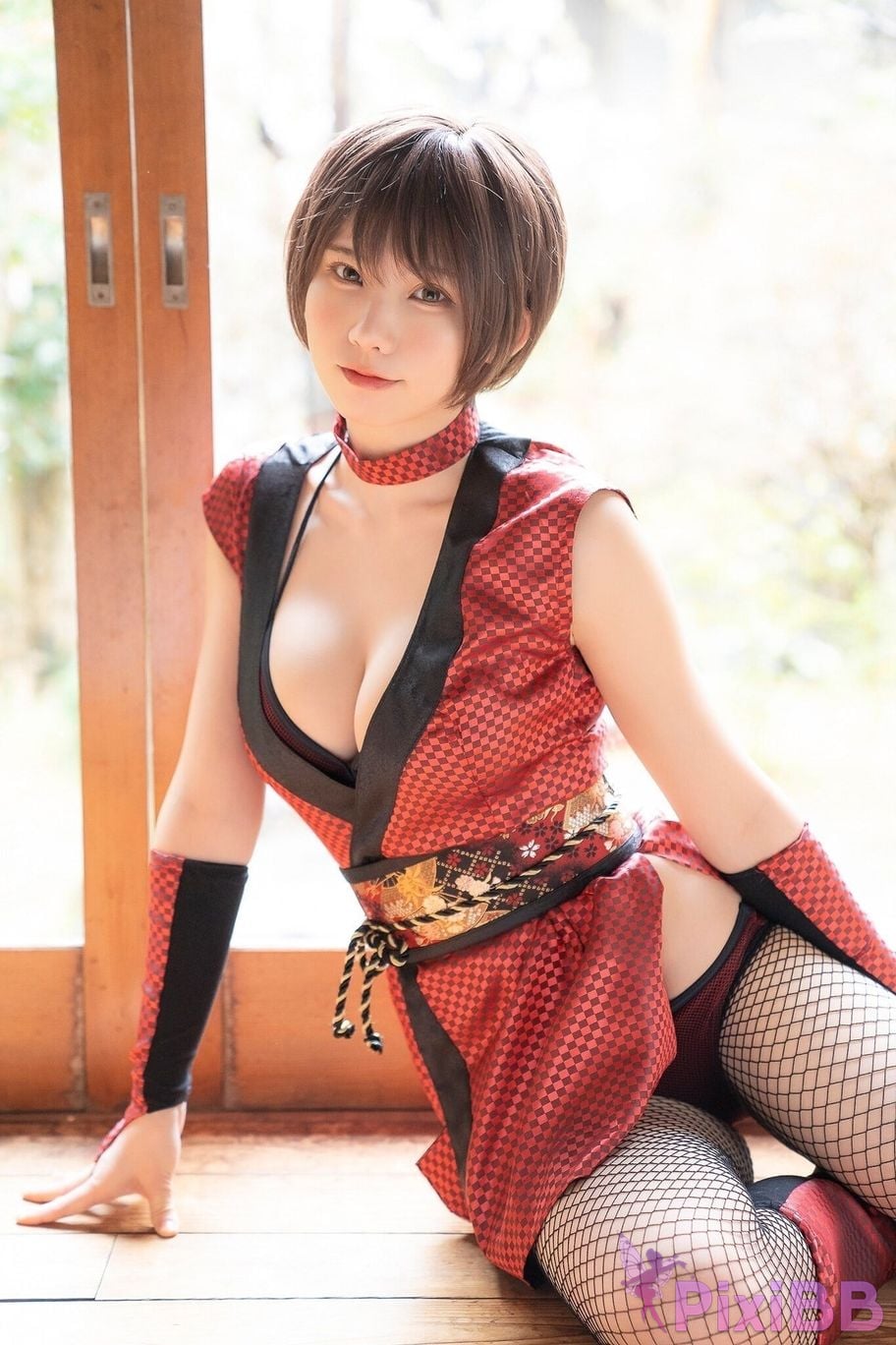 Japanese Idol Enako Picture scroll of beautiful women moon change jigra PixiBB.COM 056