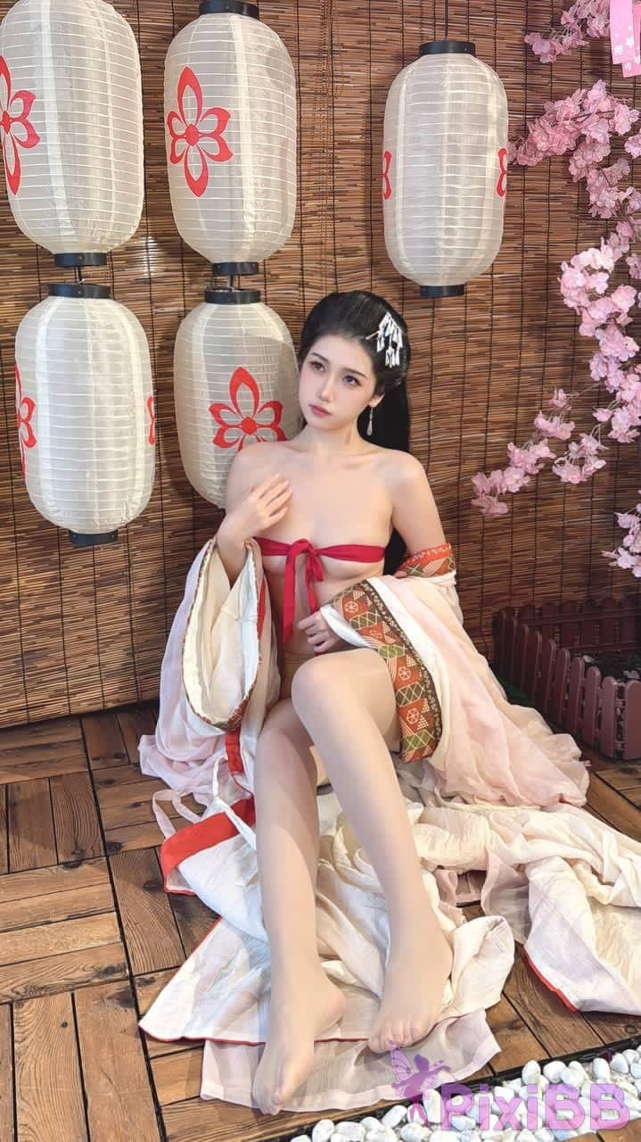OtherXXX dumb cat m B Standing Silk Feet Royal Sister Goddess Contrast the ancient style of Hanfu coser Captains Benefits PixiBB.COM 019