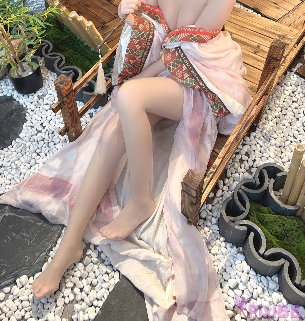 OtherXXX dumb cat m B Standing Silk Feet Royal Sister Goddess Contrast the ancient style of Hanfu coser Captains Benefits PixiBB.COM 041