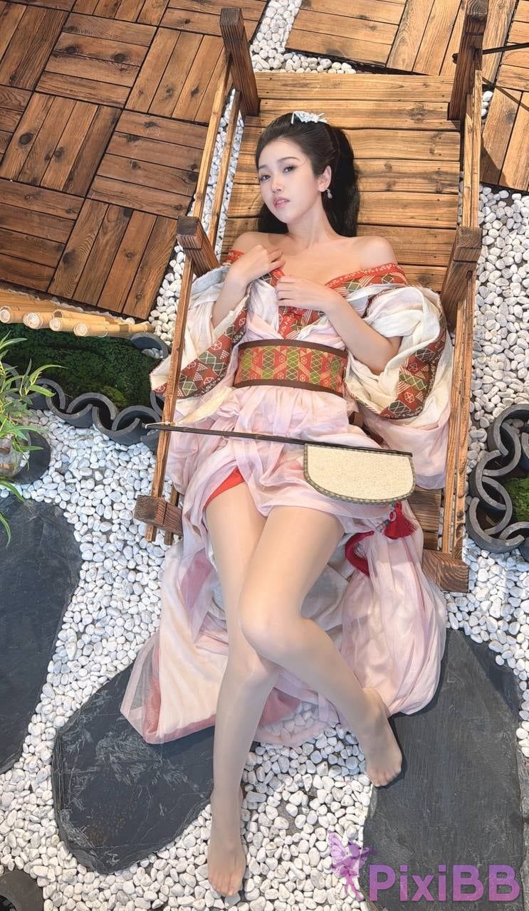 OtherXXX dumb cat m B Standing Silk Feet Royal Sister Goddess Contrast the ancient style of Hanfu coser Captains Benefits PixiBB.COM 046