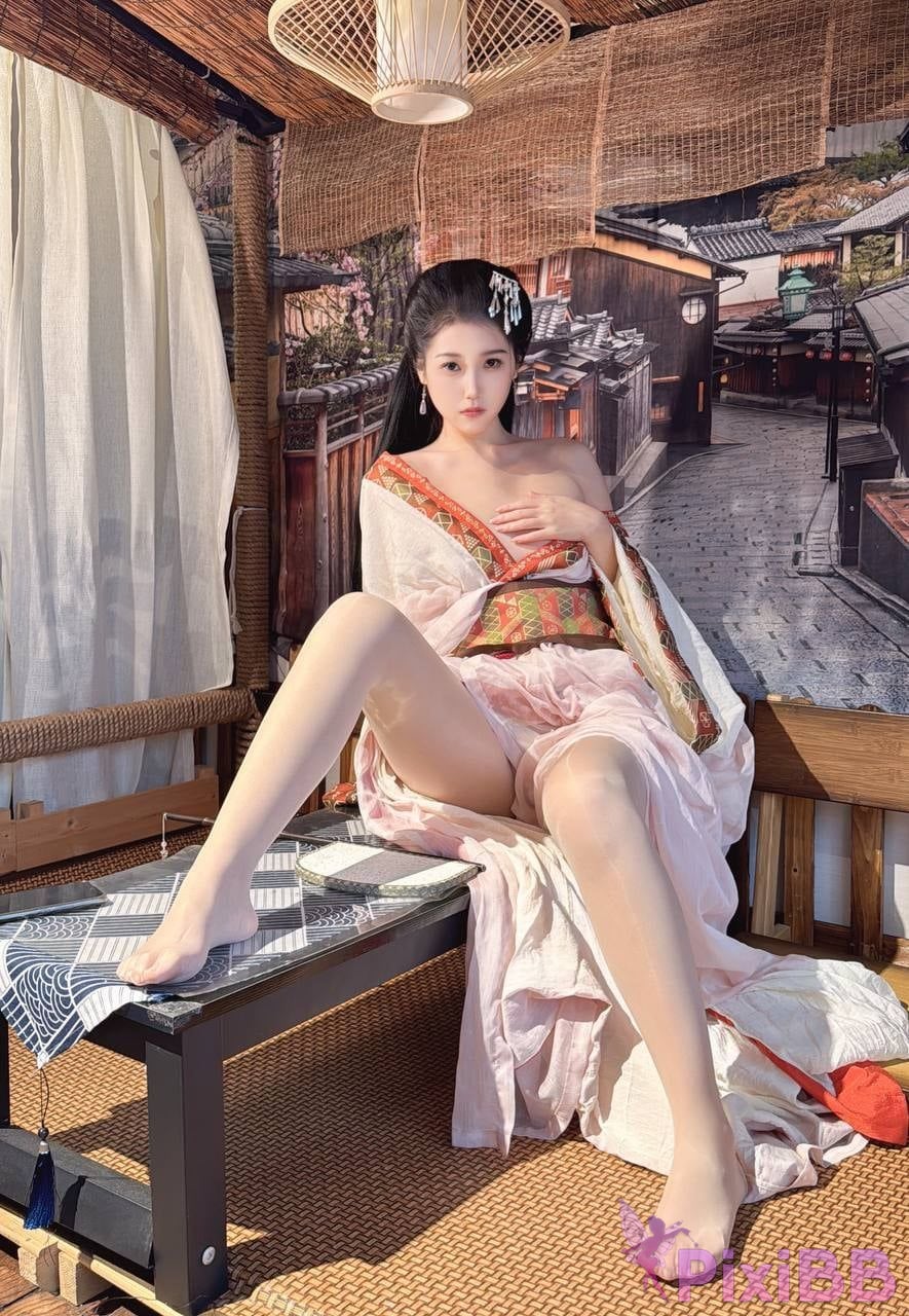 OtherXXX dumb cat m B Standing Silk Feet Royal Sister Goddess Contrast the ancient style of Hanfu coser Captains Benefits PixiBB.COM 057