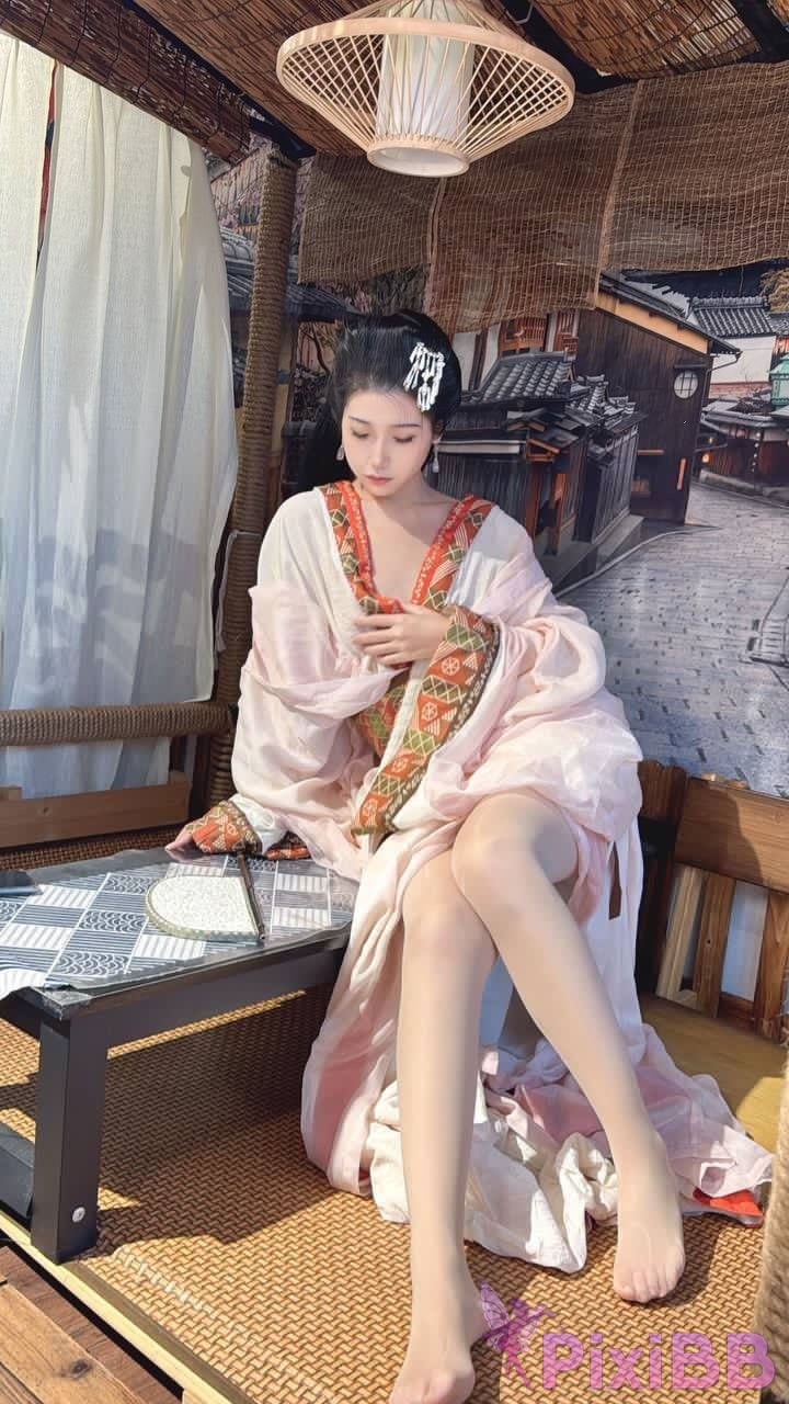 OtherXXX dumb cat m B Standing Silk Feet Royal Sister Goddess Contrast the ancient style of Hanfu coser Captains Benefits PixiBB.COM 059