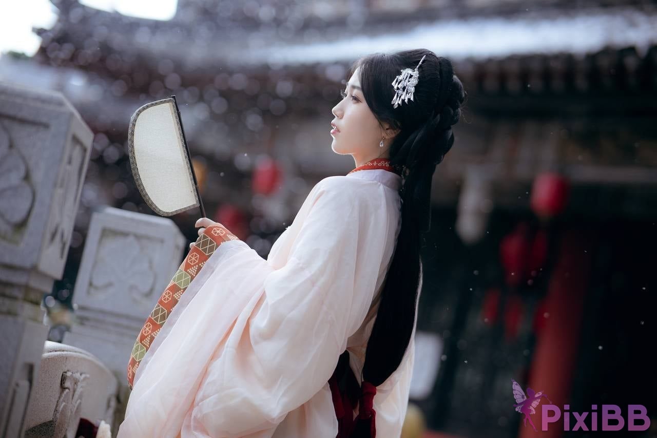 OtherXXX dumb cat m B Standing Silk Feet Royal Sister Goddess Contrast the ancient style of Hanfu coser Captains Benefits PixiBB.COM 063