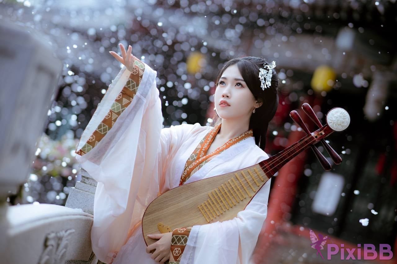 OtherXXX dumb cat m B Standing Silk Feet Royal Sister Goddess Contrast the ancient style of Hanfu coser Captains Benefits PixiBB.COM 065